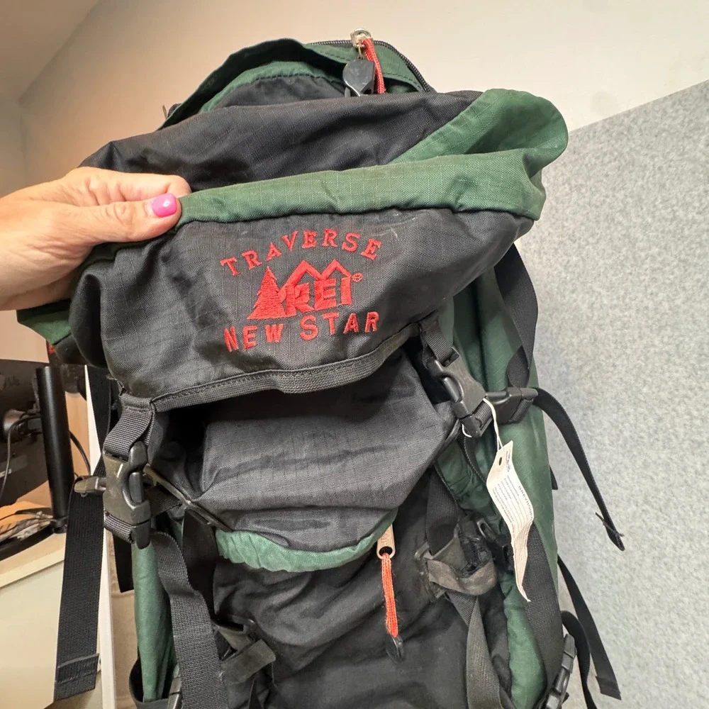 Vintage REI Traverse New Star Hiking Backpack‎ 70L Internal Frame Gorpcore Gear